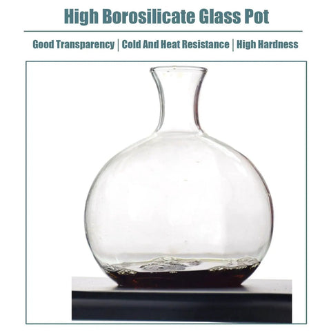 High Borosilicate Glass Pot for Top Shelf Cold Brew Maker With Slow Drip System, ideal for smooth iced coffee.