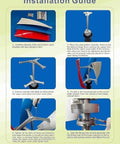 Installation guide for Compact Vertical Wind Turbine Kit With Charge Controller For Home, Boat And Worksite Power, 48V White Helix Design