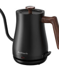 Gooseneck Electric Kettle With Built In Thermometer 0.8L 1200W Fast Heat For Coffee And Tea Precision Pour No Fuss Auto Shut Off Dry Boil Protection Stainless Steel