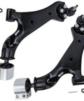 Chevy Equinox Front End Suspension Kit 6pc Replacement For 2010-2017 Includes Front Lower Control Arms With Ball Joints, Sway Bar End Links, And Outer Tie Rod Ends. Two black front lower control arms