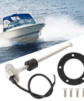 Heavy Duty Stainless Steel Fuel Level Sending Unit And Gauge Sensor For Marine Boat Truck Car Featuring 200 mm Length with installation screws.
