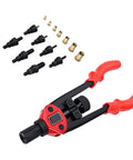 Rivet Nut Tool Kit With Interchangeable Mandrels And Storage Box For Furniture Auto Marine And Industrial Projects Pro Grade And DIY Friendly
