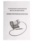 Manual for 3 Inch All In One Handy Mini Bench Grinder Polisher With 31 Inch Flexible Shaft And Accessories