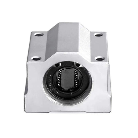 Linear Motion Bearing Slides for CNC Machines and 3D Printers, Compatible SCS6UU-SCS20UU and SCS8LUU-SCS13LUU, 1 Pc, front view