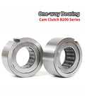 Bulletproof Cam Clutch Needle Roller One Way Bearing With Keyway 125 Mm Outer Diameter shown from the side, highlighting needle roller design.