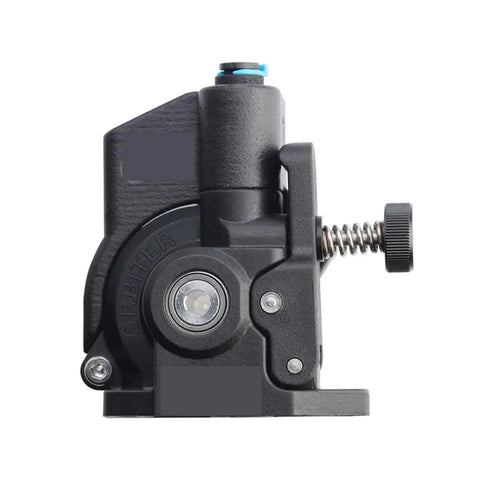 Filament Sensor Upgrade For Orbiter 3D Printer Extruder V2.0 showing side view of durable black sensor module for 3D printers.