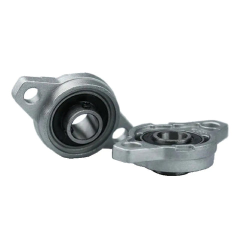 Heavy Duty Zinc Alloy Pillow Block Ball Bearing Support Featuring Deep Groove Design And Precision Machined Housing side view