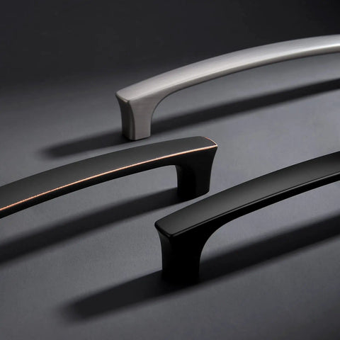 Black Cabinet Pulls 20 Pack Matte Finish 5 Inch Drawer Handles For Cabinets And Doors Modern Kitchen Wardrobe Cupboard Hardware No Rust Fade Resistant Built To Last High End in matte black on dark surface.