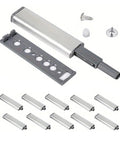 Magnetic Push Latch Locks With Soft Close Feature For Cabinets Doors Kitchen And Wardrobe 10 Pack Easy Install