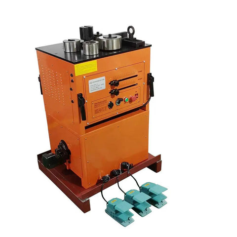 Heavy Duty Electric Rebar Cutter Bender Combo Machine 180 Degree Automatic Steel Rod Bending Tool built different with pedals.
