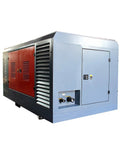 Heavy Duty Electric Mobile Air Compressor With Customizable Industrial Screw System Delivering High Airflow From 10 To 24 M3 Min side view showing large metal housing and ports for industrial use.