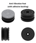 Rock Solid 3D Printer Anti Vibration Feet Pads With Screw And Gasket Replacement Kit, four rubber dampeners with adhesive backing.