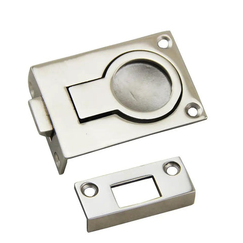 Hardcore Marine Grade 316 Stainless Steel Flush Pull Ring Handle Built Like A Tank For Boat Hatch Lockers And Deck Cabinets Slick Finish Meets Every Demand unit with sleek design and hardware.
