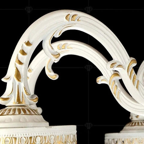 Close-up of the decorative arms of a Modern Crystal Chandelier Pendant Light Fixture For Bedroom And Living Room Serving Major Home Vibes With Hassle Free Setup And That Flawless White Glow Upgrade.