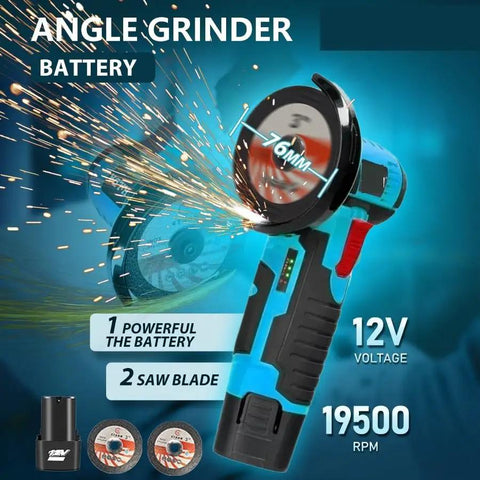 Kickstart Your Next Big Project With This Savage 12 Volt Mini Angle Grinder That Rips Through Metal and Stone Grinds Metals Polishes Surfaces Faster Than Blinking for Rock Solid Results.