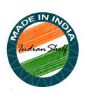 Logo featuring the phrase 'MADE IN INDIA' and 'Indian Shelf' with Indian flag colors.