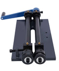 Front view of 12 Inch Bead Roller Pro Grade Sheet Metal Beading Machine With Dies for auto body fabrication, manual crank visible