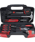 39 Piece Household Tools Kit With Plastic Toolbox For Dorms And Home Use, Your Go To DIY Set Featuring Hammer, Screwdrivers, Pliers