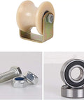 Easy Swap Heavy Duty Nylon Caster Wheels With Precision Double Bearings for smooth rolling, featuring a nylon wheel and steel fittings.