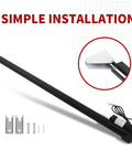 Beefy 36 Inch 12V Linear Actuator Kit Heavy Duty 440 Pounds 2000N IP65 Protection Aluminum Alloy with installation hardware