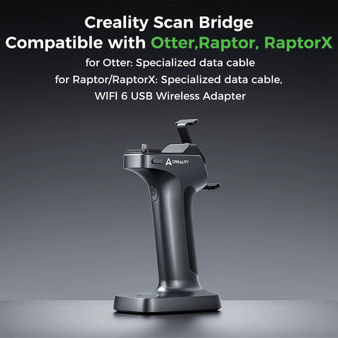 Slick WiFi 6 Wireless Screen Mirroring Adapter For 3D Scanners, compact, lightweight, ideal for mobile use.