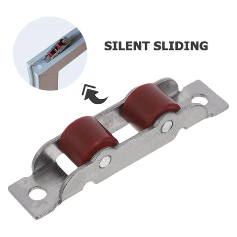 Heavy Duty Stainless Steel Sliding Window Rollers With Rock Solid Double Wheel Bearings For Smooth Gliding Patio Doors, dual bearing design for quiet operation.