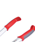 Lightweight Telescoping Anvil Lopper With Extension Handles Reaching To Thirty Five Point Five Inches Premium German Steel Blade pruner handle detail.