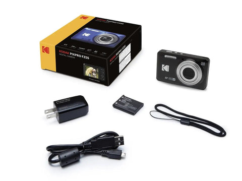 Grab And Go Digital Camera Bundle For Sharp Photos And Smooth Video 16MP Sensor 28mm Wide Angle 5x Optical Zoom in box