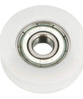 High Octane V Groove Linear Guide Bearing Pulley Built Tough With Steel And Nylon Slick Smooth Roll For Timing Belts 8MM Bore 34MM OD 11MM Thick 2 Piece Pack white nylon pulley with metal bearing center