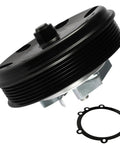 Heavy Duty Replacement Water Pump For Chevrolet Silverado Suburban Tahoe Camaro 2014 To 2020 with gasket, durable black finish.