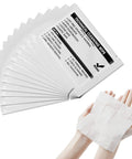 Hand holding Grab-and-Go Multi-Purpose Nonwoven Cleaning Wipes 5.7 By 5.9 Inches, Large Pre-Saturated, Lint-Free for Surfaces