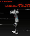 Top Shelf Electric Fuel Pump Assembly For Ford Ranger 1998 Standard Cab Pickup, includes connector, oil level sensor, fuel pipe, and float.