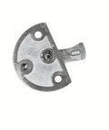 Badass Marine Grade 316 Stainless Steel Turn Twist Door Catch Latch 1 3/4 Inch High Polish Saltwater Resistant Heavy Duty Cabinet Hatch Cover Lock 2 Pack, close-up view of latch.
