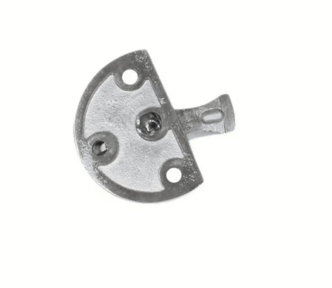 Badass Marine Grade 316 Stainless Steel Turn Twist Door Catch Latch 1 3/4 Inch High Polish Saltwater Resistant Heavy Duty Cabinet Hatch Cover Lock 2 Pack, close-up view of latch.