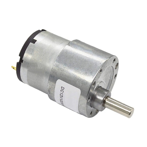 Heavy Duty Dc Gear Motor With Badass High Torque Output And Slick All Metal Gears Built Different For Serious Runs On Twelve Or Twenty Four Volts