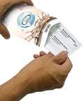 Fast Manganese Water Test Strips Kit 12 Tests For Groundwater Analysis showing hands holding sealed test strips.