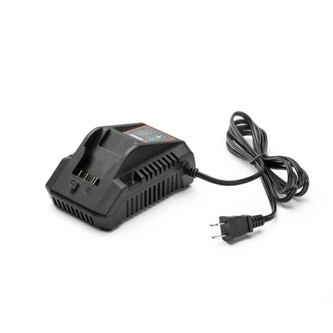 Cordless 20-Volt Max 1/2-Inch Hammer Drill Driver And 1/4-Inch Impact Driver Power Tool Combo quick charger with power cord.