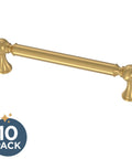 Modern Gold Cabinet Handles And Drawer Pulls For Kitchen Cupboards And Dressers Deliver A Slick Farmhouse Upgrade Featuring Buttery Smooth Operation And A Rad Fresh Vibe, 128 mm metal pull.