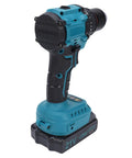 Badass Brushless Cordless Drill Kit With Heavy Duty Lithium Ion Battery Pack And Rock Solid Fifty Five Newton Meter Torque featuring a close-up view.