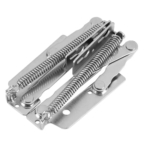 Spring Lift Up Hinge Set 80 Degree For Folding Sofas Beds And Cabinets Durable Stainless Steel Hinges Heavy Duty Two Pack