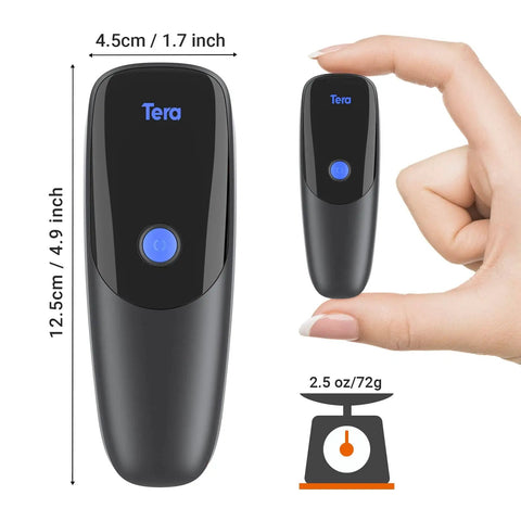 Extreme Performance Wireless 1D 2D QR Barcode Scanner Mini Portable Three In One Bluetooth 2.4G USB Wired Pocket Handheld Time Stamp Reader