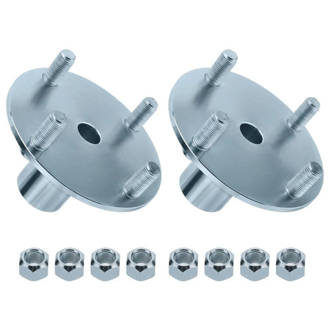 Universal Two Pack Axle Hubs For Go Kart Quad ATV Trike 4x4 With Eight Inch Front And Rear Wheels High Strength 45 Steel
