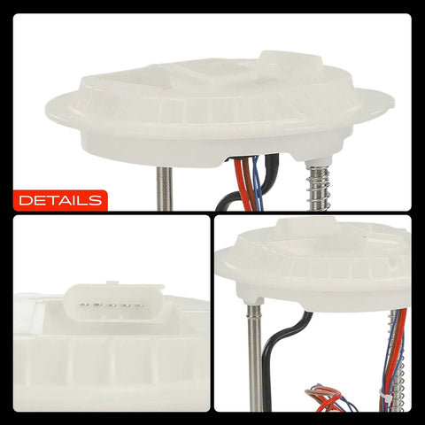 Direct Fit Electric Fuel Pump Module Assembly For Mercedes Benz GL450 GL550 ML350 ML500 ML550 top view showing connectors and tubes.