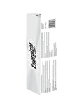 Side view of packaging for Vision HD Rechargeable LED Flashlight With Digital Focus, showing product details and brand logo.