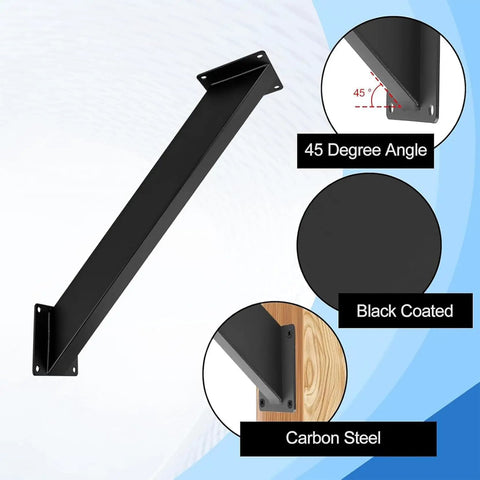 Heavy Duty 45 Degree Angle Support Bracket Corner Kit For Wooden Beams And Columns Perfect Alignment For Gazebos Patios Decks And Treehouses Prevents Sagging And Bending Under Heavy Loads