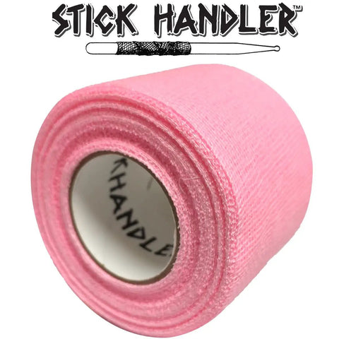 Pink Ten Pack Drumstick Grip Tape Killer Non Slip Cotton Gauze For Pro Drummers Boosting Stick Control, individual roll.