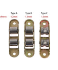 Eight Piece Premium Quality Heavy Duty Double Wheel Sliding Door Rollers And Window Pulley Replacement Kits featuring Type A, B, C rollers.