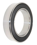 Top Grade Angular Contact Hybrid Ceramic Ball Bearings 70X110X24MM side view showcasing smooth finish and dual raceway design.