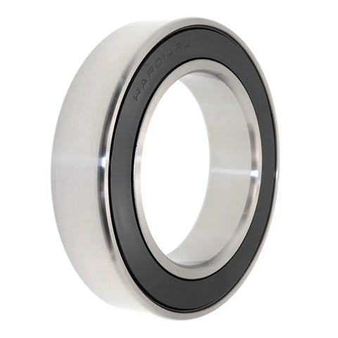 Top Grade Angular Contact Hybrid Ceramic Ball Bearings 70X110X24MM side view showcasing smooth finish and dual raceway design.