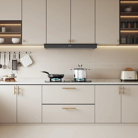Modern kitchen featuring 35 Pack 5 Inch Champagne Bronze Cabinet Pulls T Bar Handles Solid Stainless Steel Vintage design.